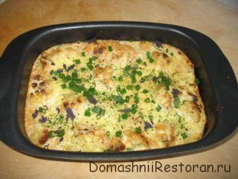 Запечённая рыба в картофеле