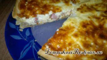 Открытый пирог из картофельного пюре с пошаговыми фото