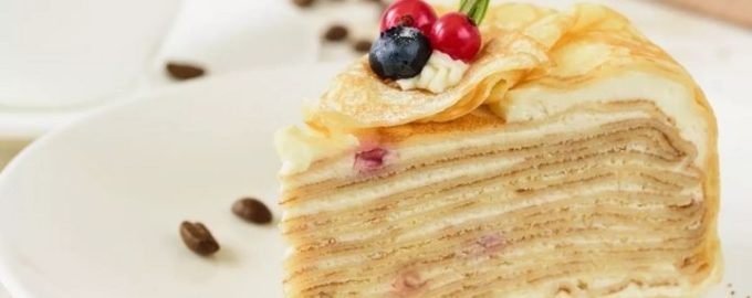 Блинный торт пломбир