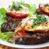 Баклажаны с помидором и сыром