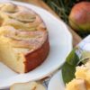 шарлотка с яблоками и грушей