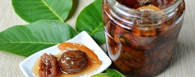 варенье из зеленых грецких орехов