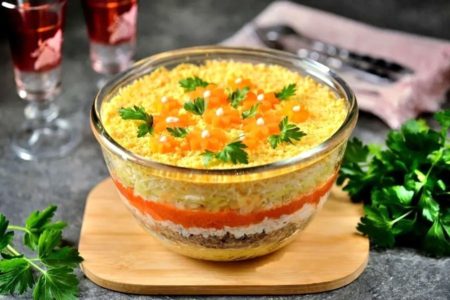 салат мимоза