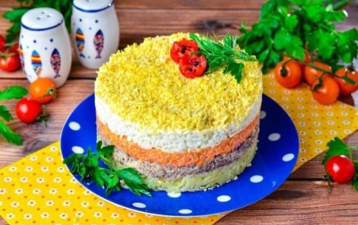 салат мимоза классика